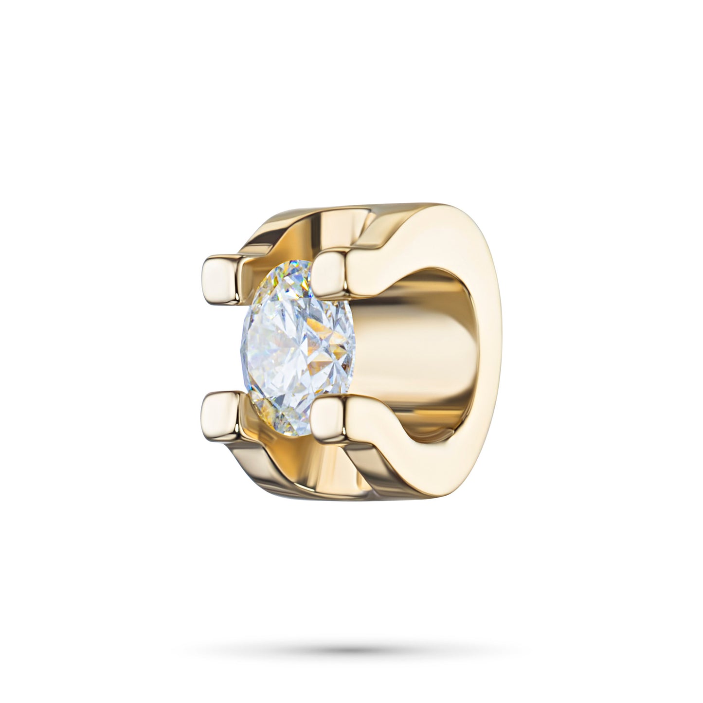 14K Yellow Gold Pendant with Lab-Created Diamonds 1.150 CT.TW