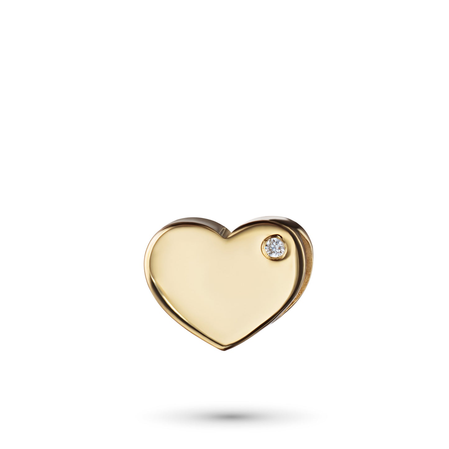 14K Yellow Gold Pendant with Lab-Created Diamonds 0.010 CT.TW
