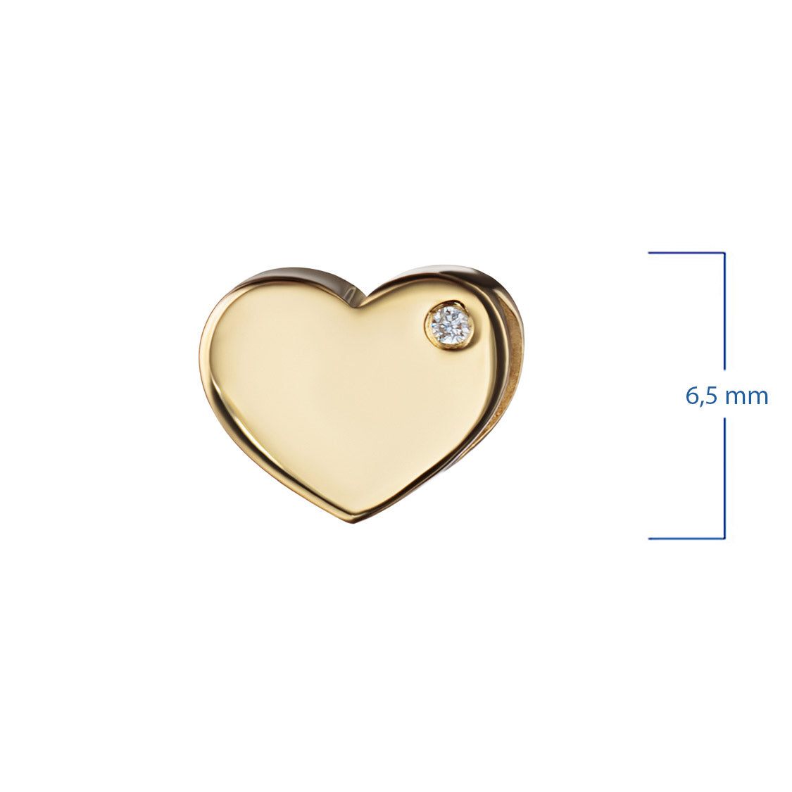 14K Yellow Gold Pendant with Lab-Created Diamonds 0.010 CT.TW