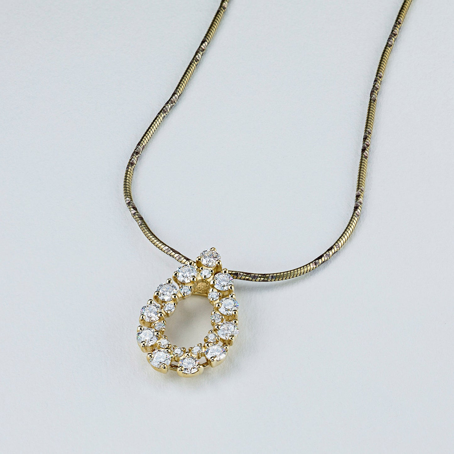 14K Yellow Gold Pendant with Lab-Created Diamonds 10.320 CT.TW