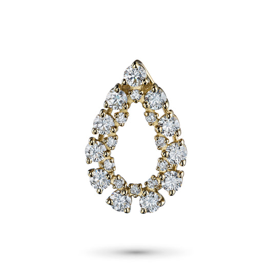 14K Yellow Gold Pendant with Lab-Created Diamonds 10.320 CT.TW