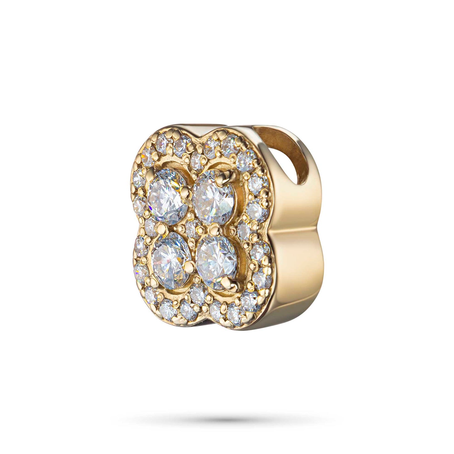 14K Yellow Gold Pendant with Lab-Created Diamonds 3.750 CT.TW