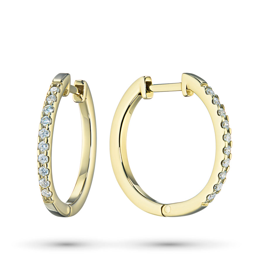 14K Yellow Gold Earrings with Lab-Created Diamonds 6.480 CT.TW