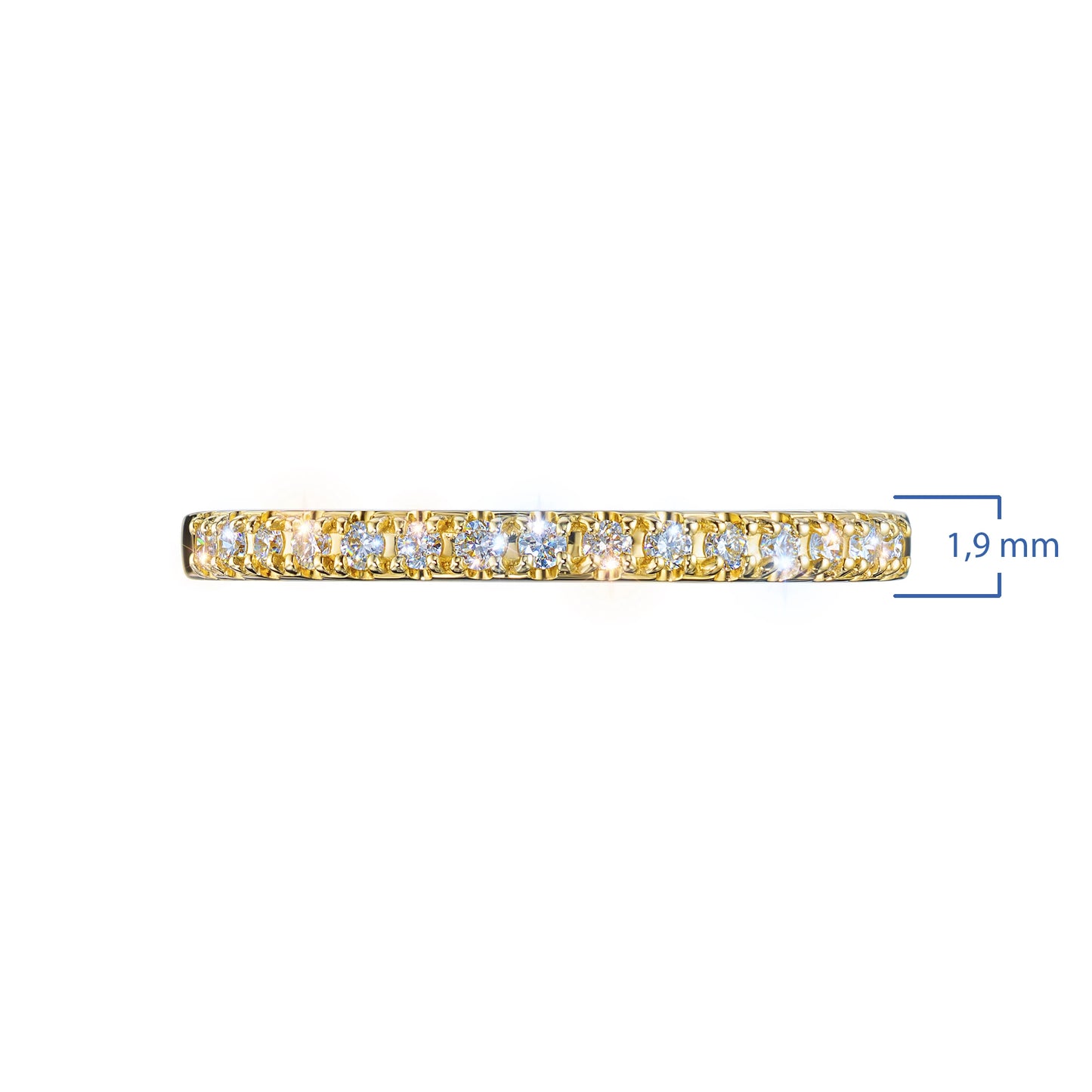 14K Yellow Gold Ring with Lab-Created Diamonds 2.730 CT.TW
