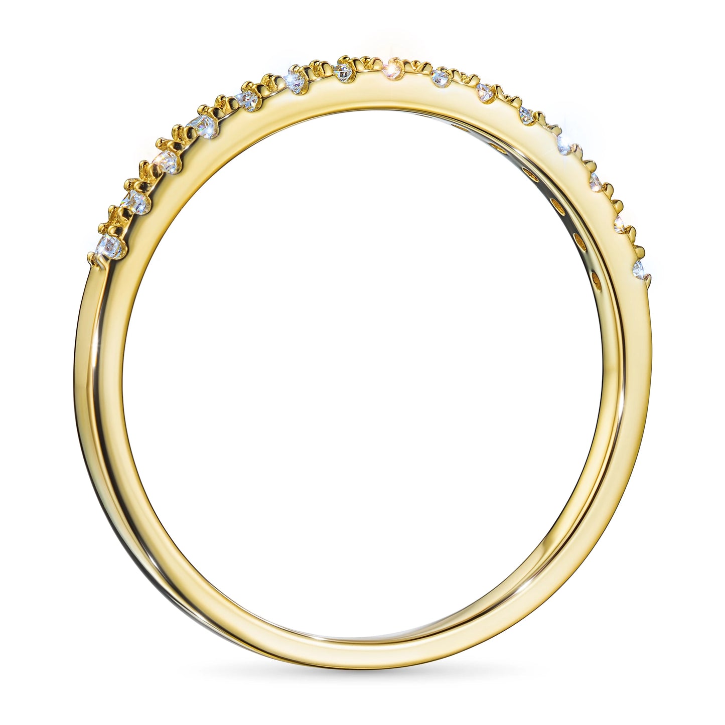 14K Yellow Gold Ring with Lab-Created Diamonds 2.730 CT.TW