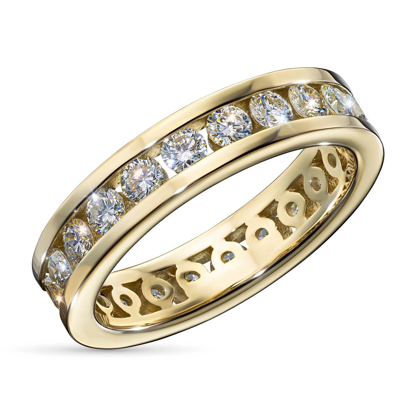 14K Yellow Gold Ring with Lab-Created Diamonds 27.170 CT.TW
