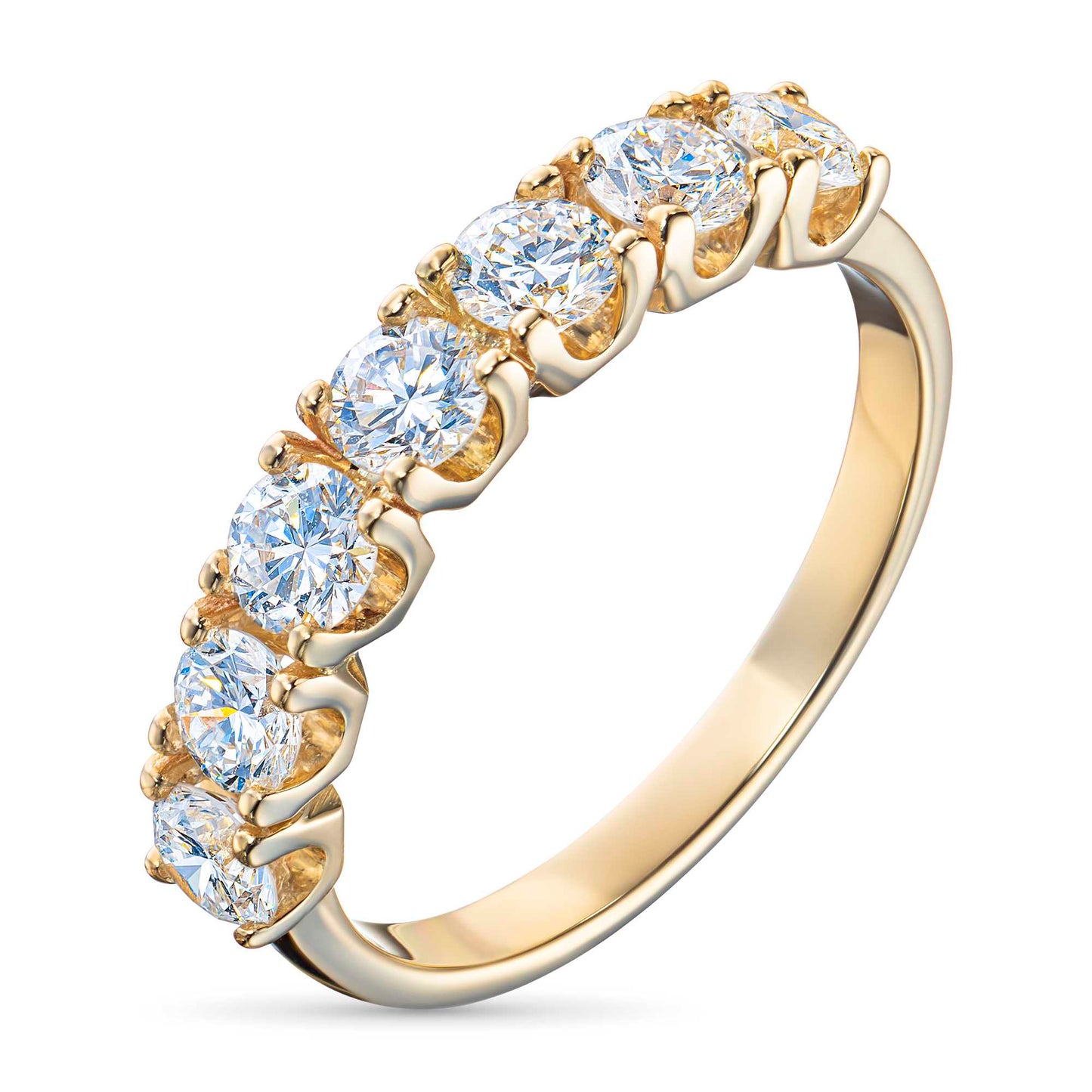 14K Yellow Gold Ring with Lab-Created Diamonds 8.080 CT.TW
