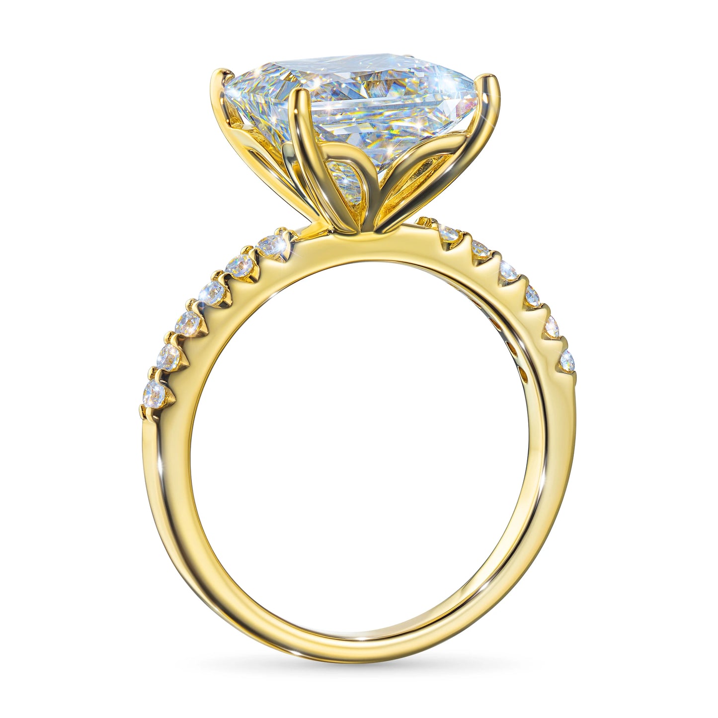 14K Yellow Gold Ring with Lab-Created Diamonds 5.970 CT.TW