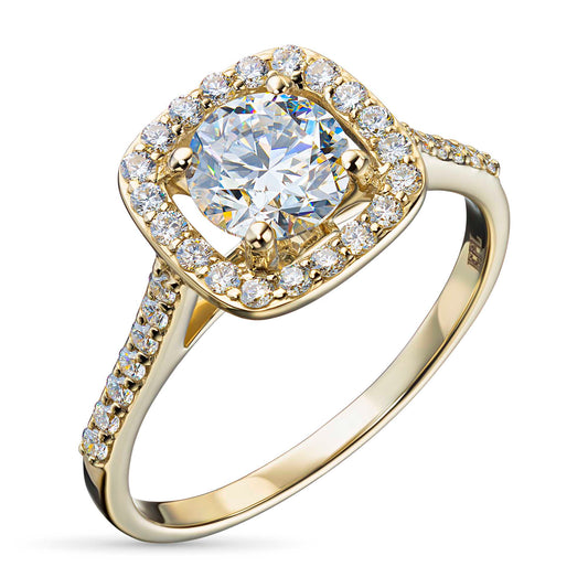 14K Yellow Gold Ring with Lab-Created Diamonds 15.870 CT.TW
