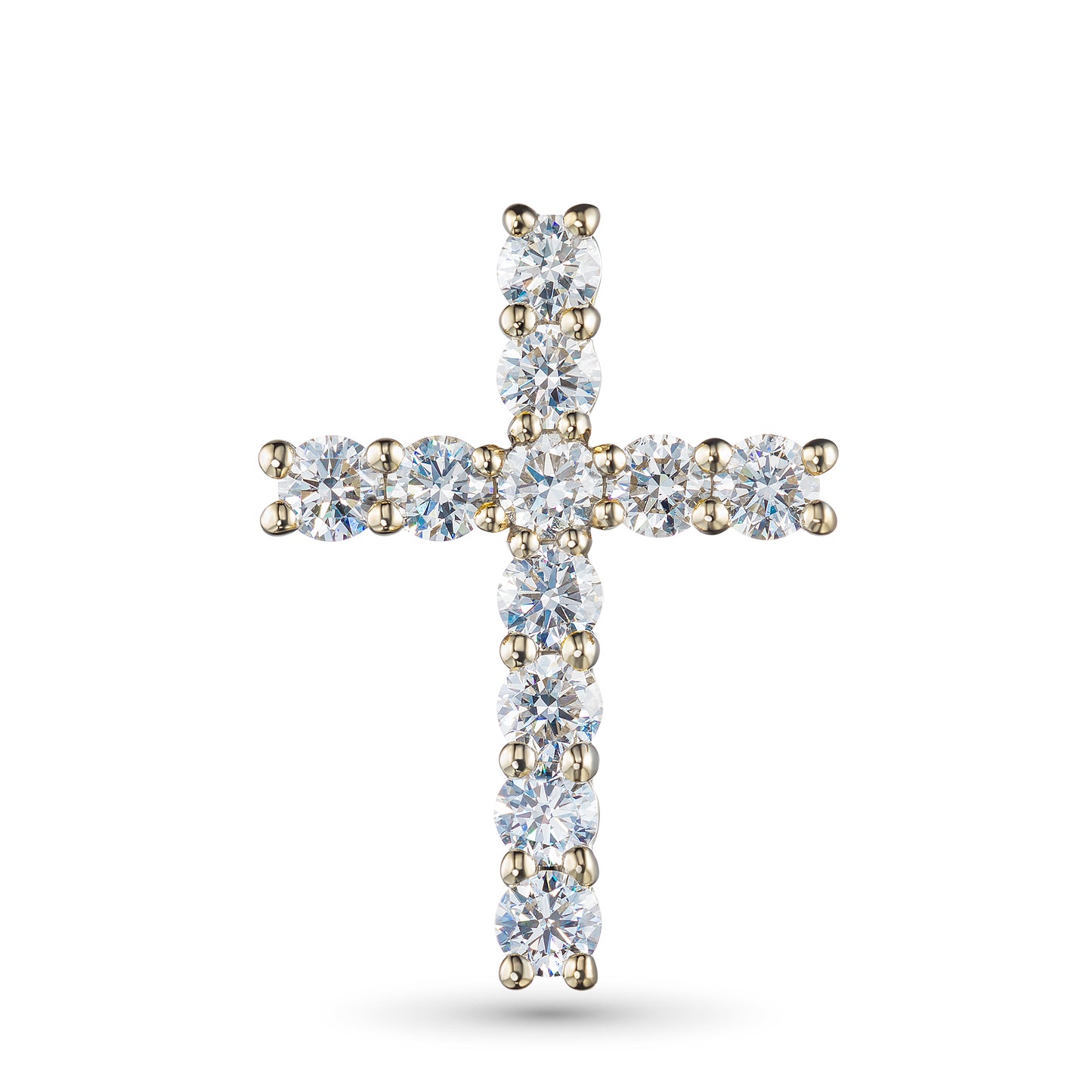 14K Yellow Gold Pendant with Lab-Created Diamonds 11.430 CT.TW