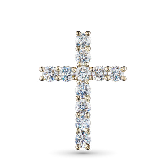 14K Yellow Gold Pendant with Lab-Created Diamonds 11.430 CT.TW