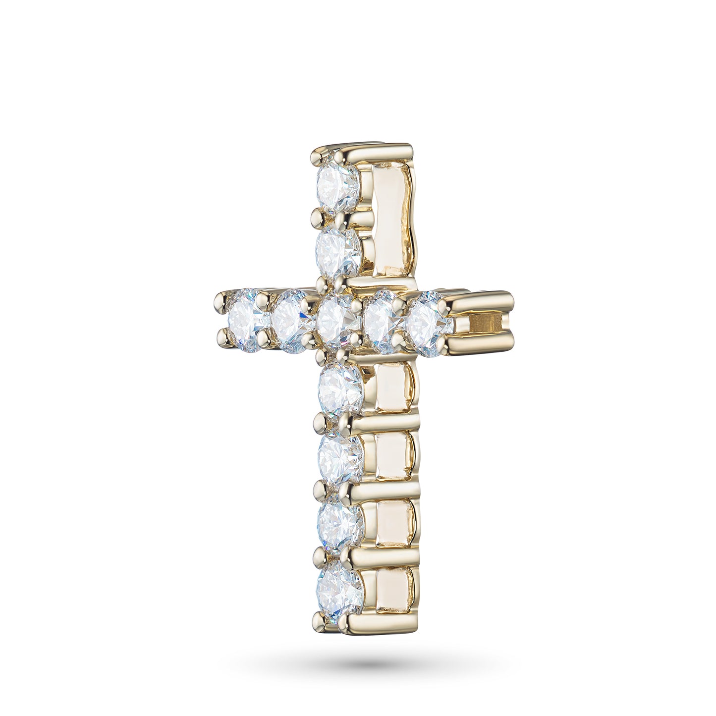 14K Yellow Gold Pendant with Lab-Created Diamonds 11.430 CT.TW