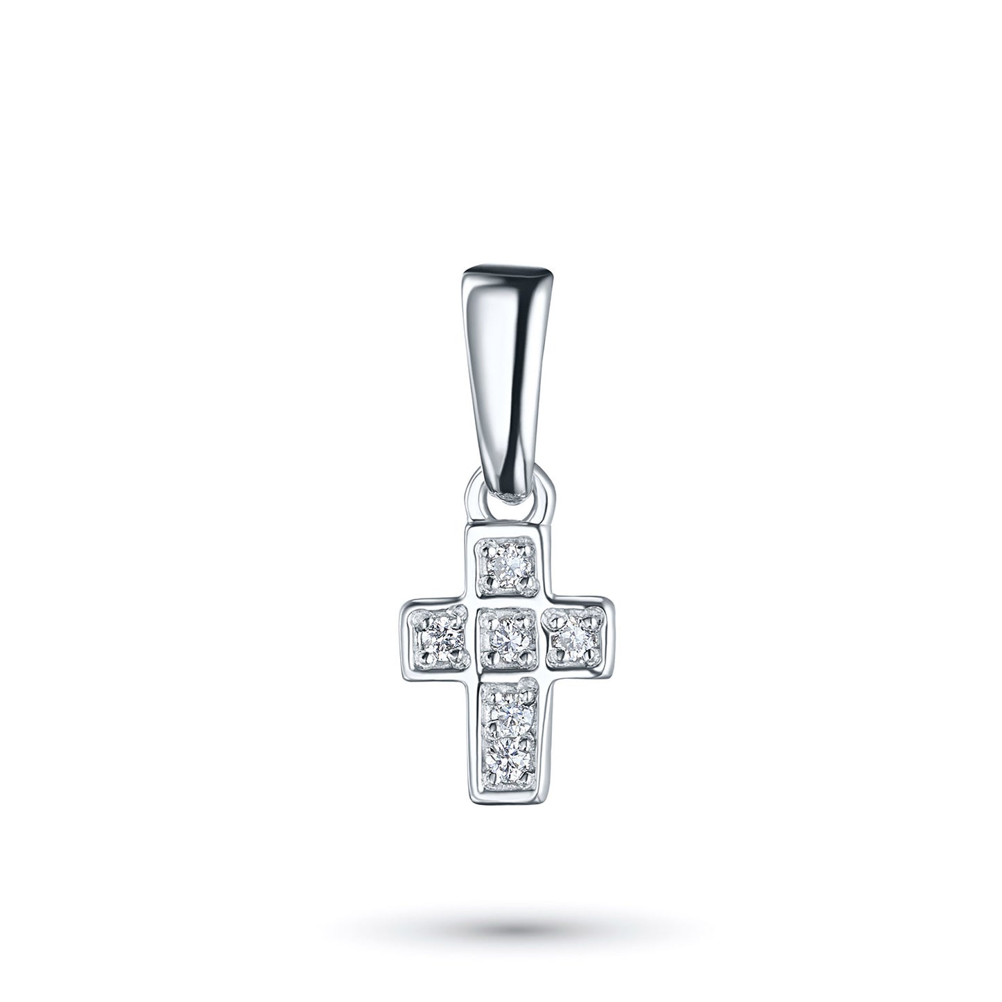 14K Yellow Gold Pendant with Natural Diamonds 0.290 CT.TW