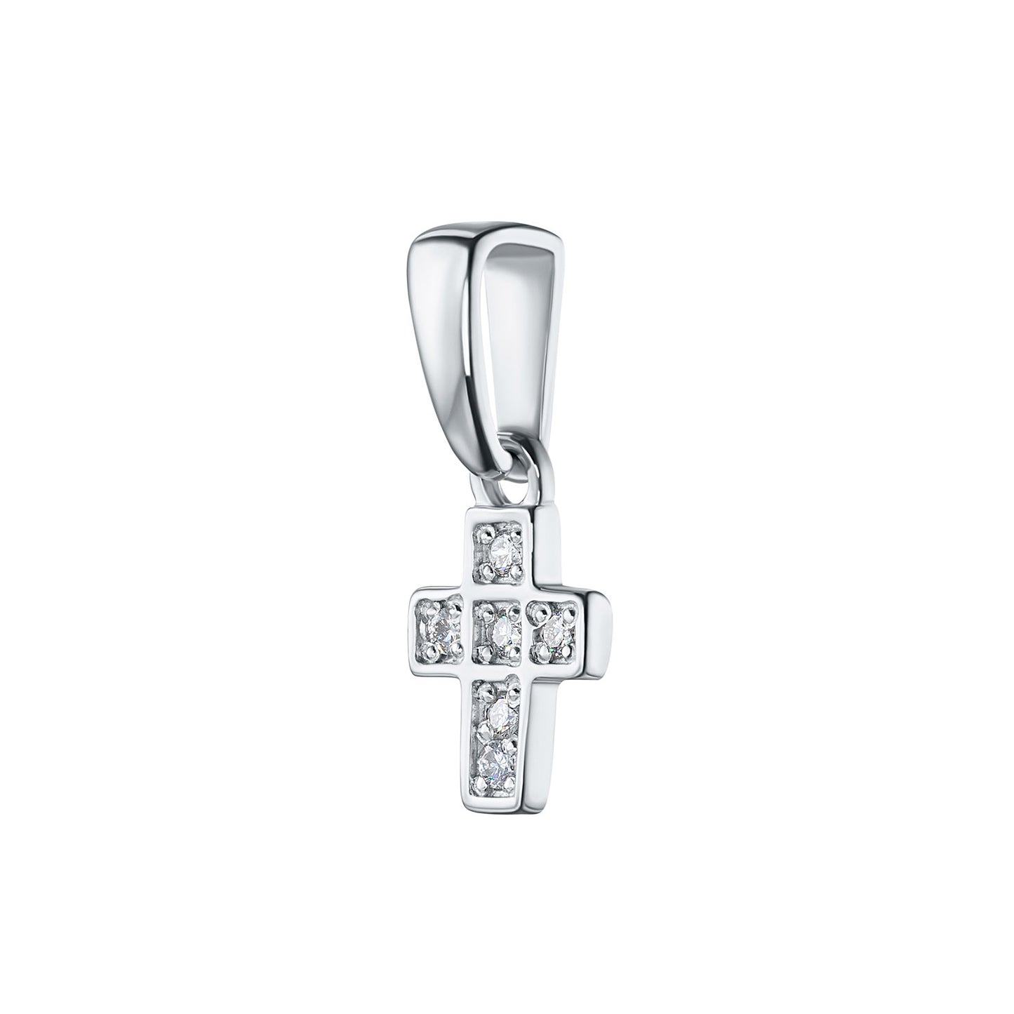 14K Yellow Gold Pendant with Natural Diamonds 0.290 CT.TW