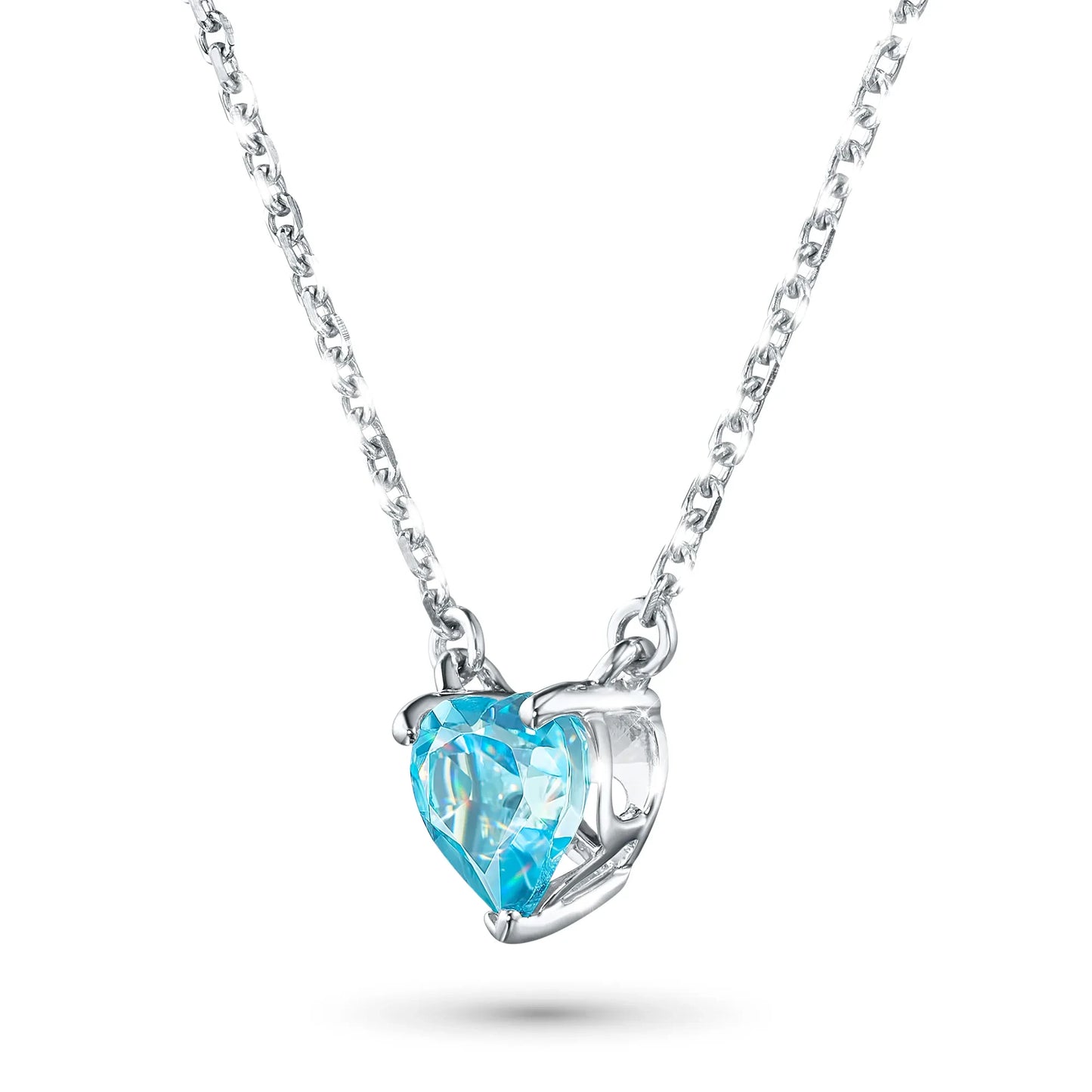 14K White Gold Necklace with Ruby grace 1.620 CT.TW