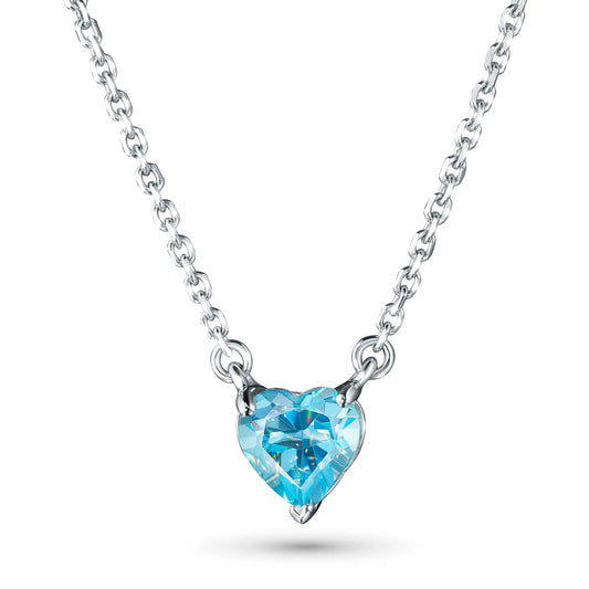 14K White Gold Necklace with Ruby grace 1.620 CT.TW