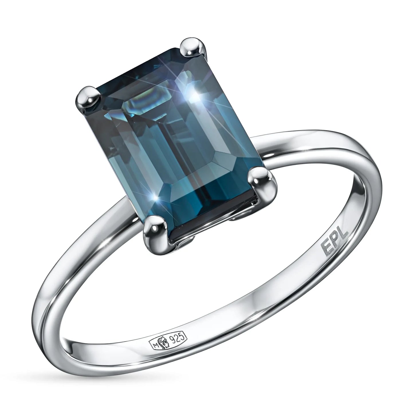 Sterling Silver Ring with Topaz 1.870 CT.TW