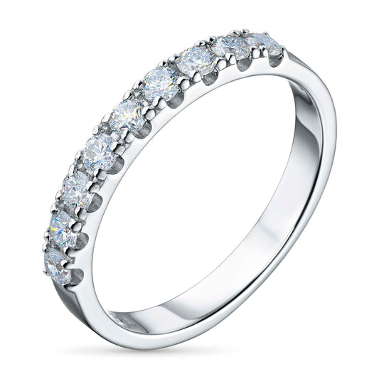 14K White Gold Ring with Lab-Created Diamonds 3.480 CT.TW