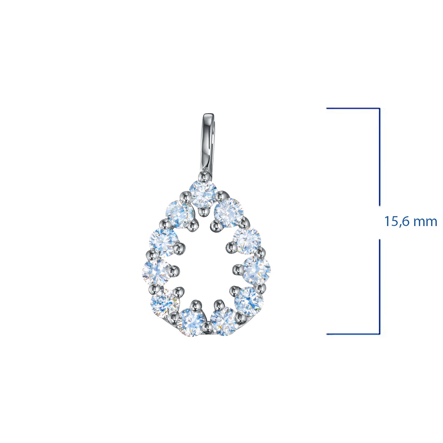 14K Yellow Gold Pendant with Lab-Created Diamonds 3.480 CT.TW