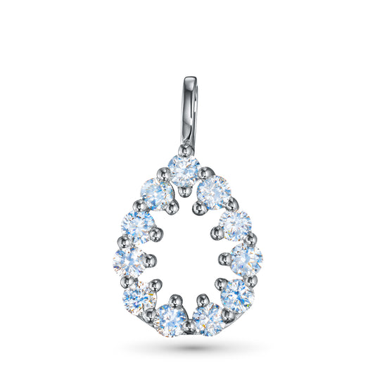 14K Yellow Gold Pendant with Lab-Created Diamonds 3.480 CT.TW