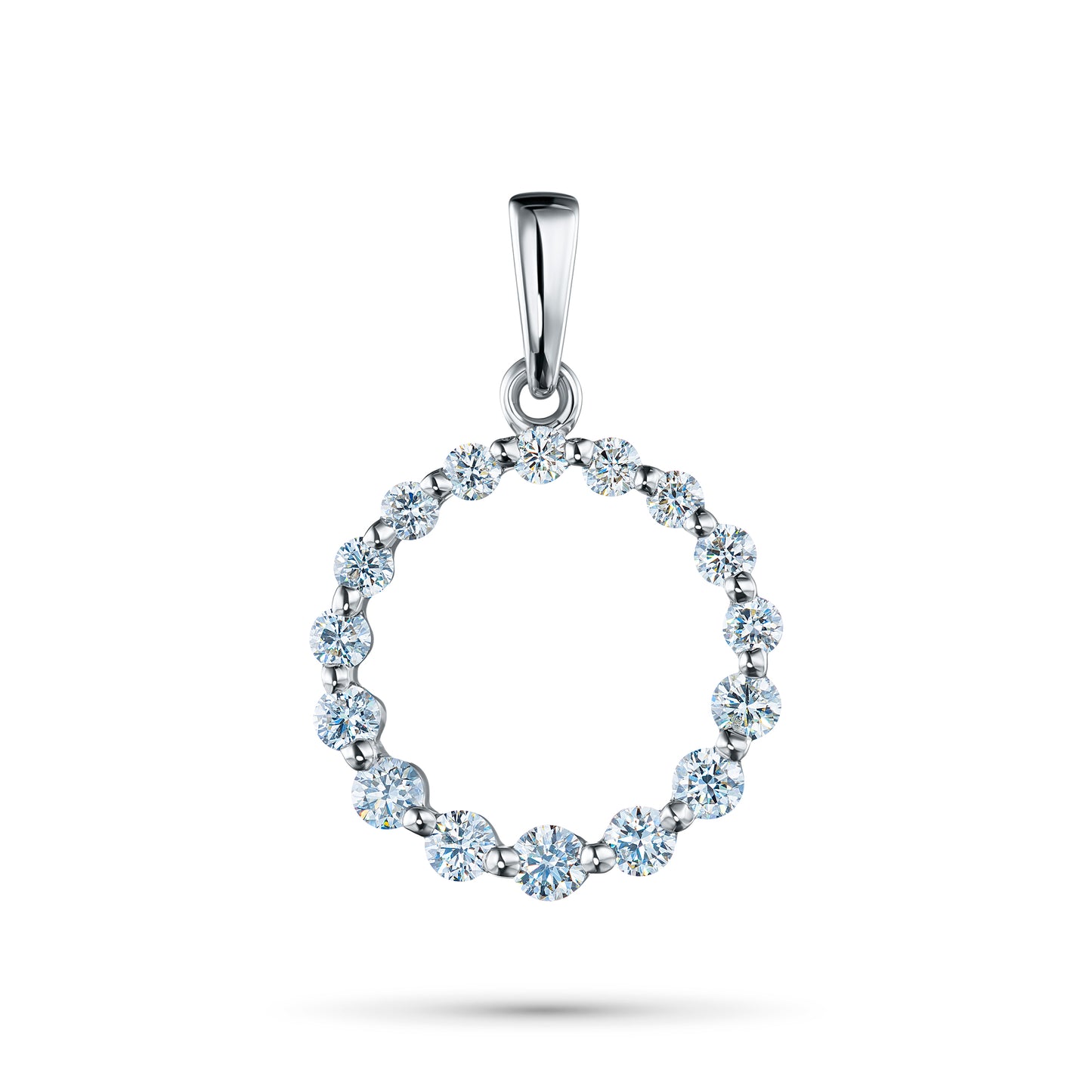 14K Yellow Gold Pendant with Lab-Created Diamonds 1.650 CT.TW
