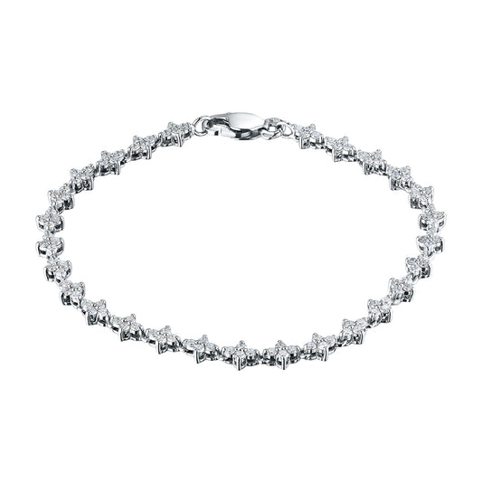 14K White Gold Bracelet with Lab-Created Diamonds 179.420 CT.TW