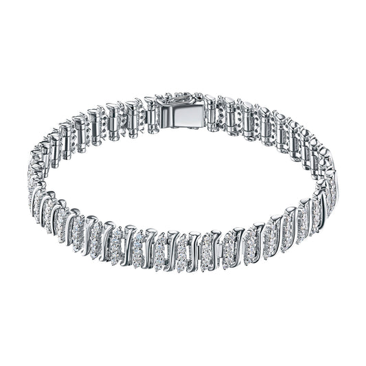 14K Yellow Gold Bracelet with Lab-Created Diamonds 524.410 CT.TW