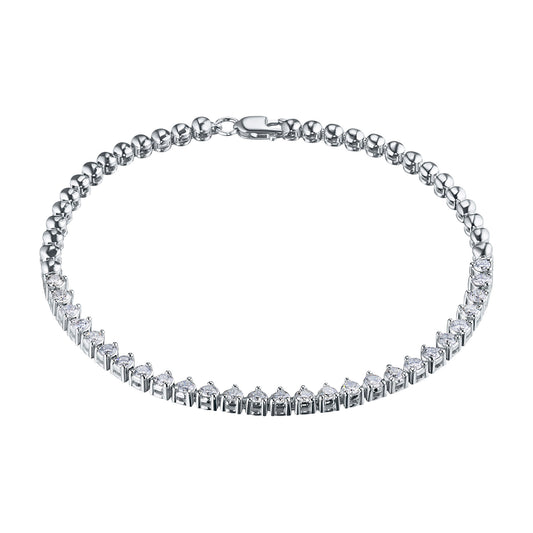 14K White Gold Bracelet with Natural Diamonds 29.930 CT.TW
