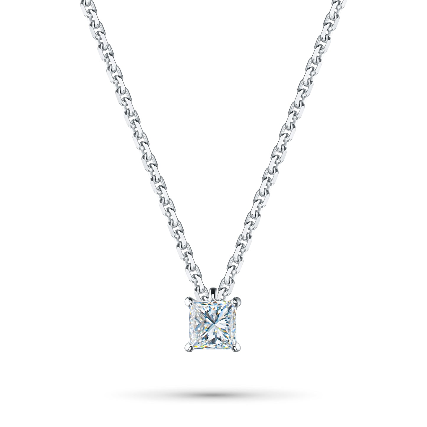 14K Yellow Gold Necklace with Lab-Created Diamonds 3.460 CT.TW