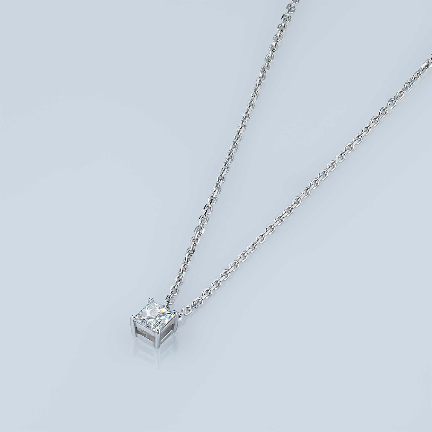 14K Yellow Gold Necklace with Lab-Created Diamonds 3.460 CT.TW