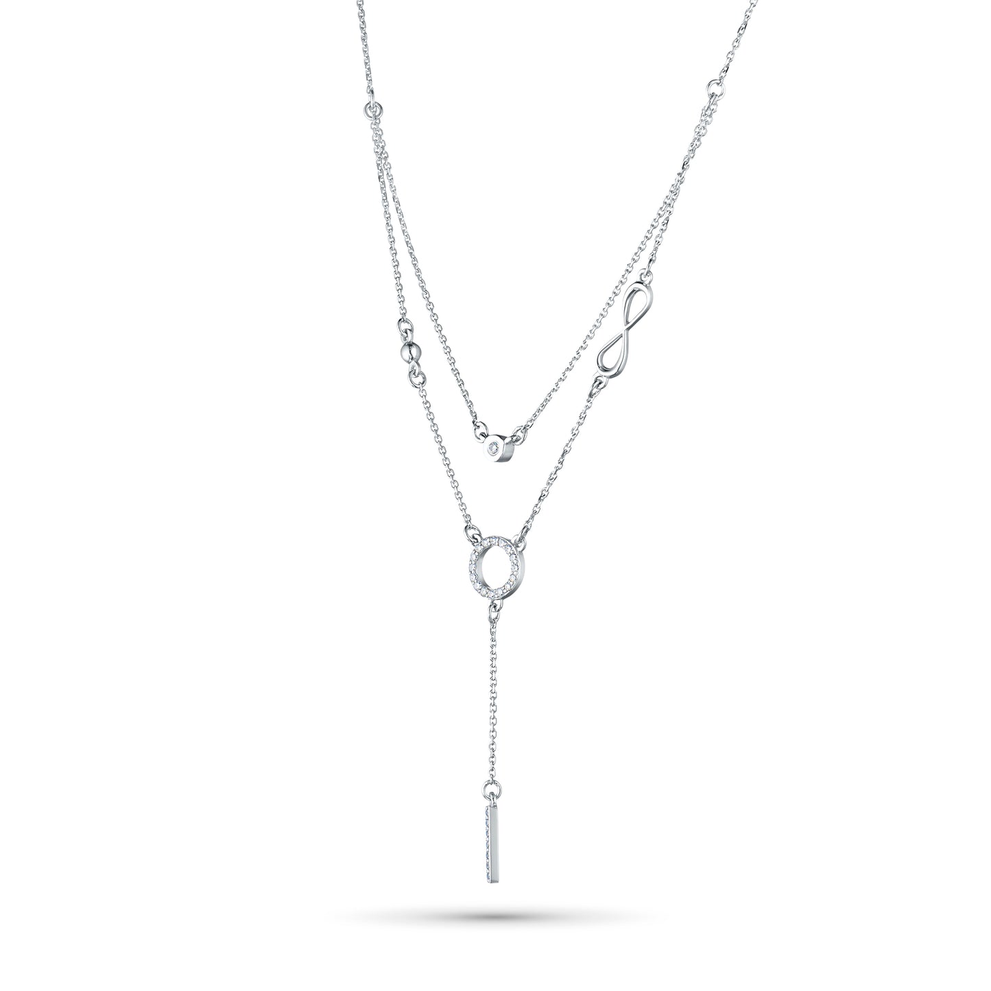14K Yellow Gold Necklace with Lab-Created Diamonds 2.780 CT.TW