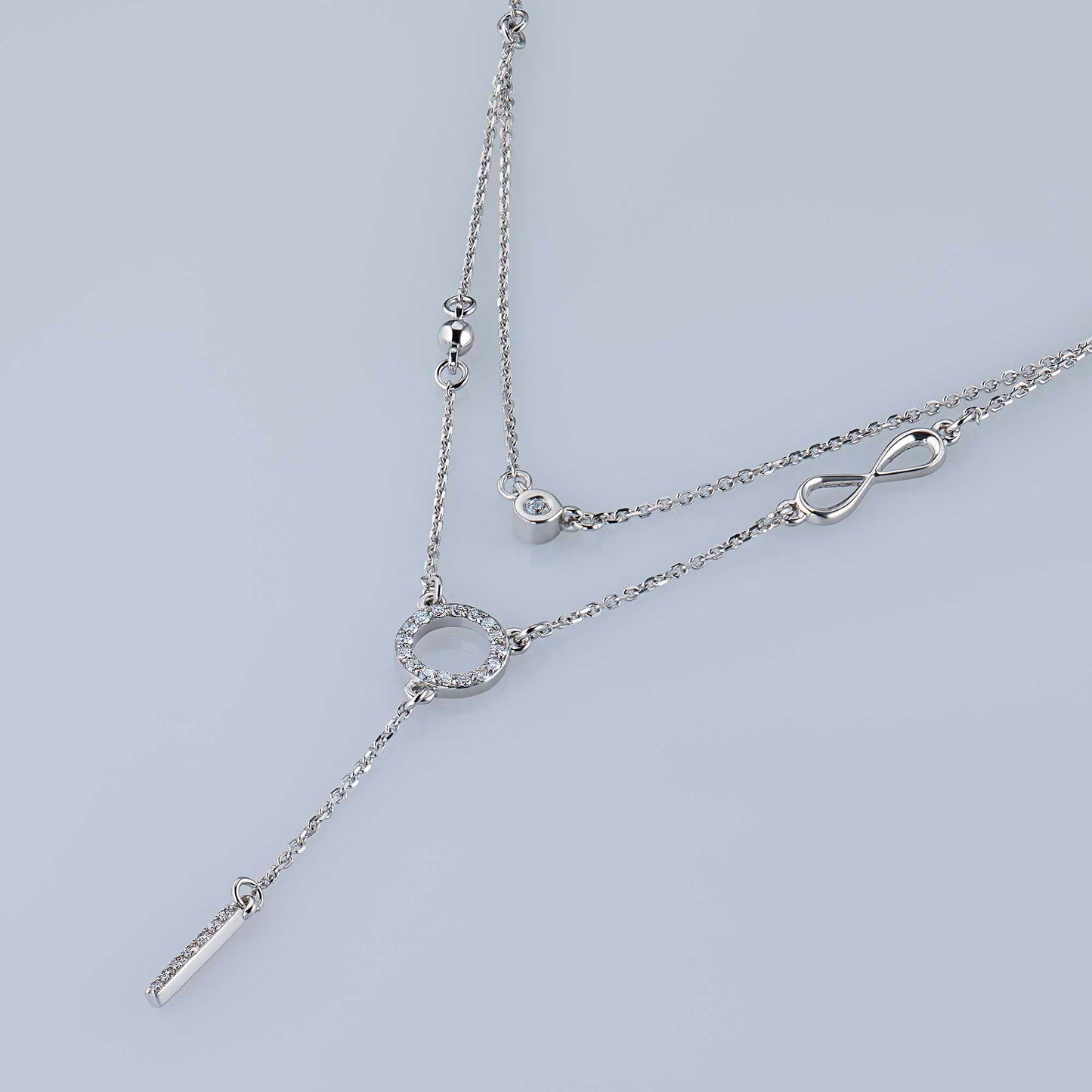 14K Yellow Gold Necklace with Lab-Created Diamonds 2.780 CT.TW
