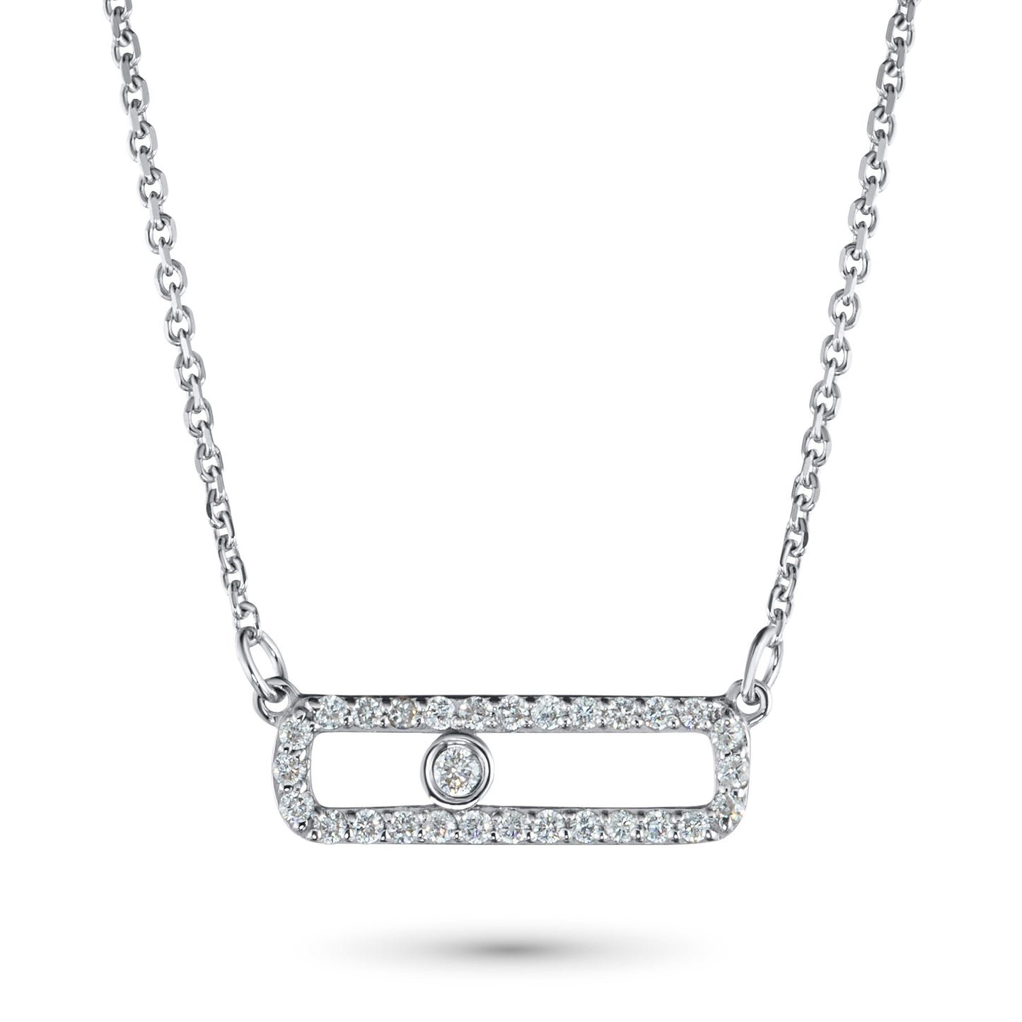 14K Yellow Gold Necklace with Lab-Created Diamonds 3.610 CT.TW