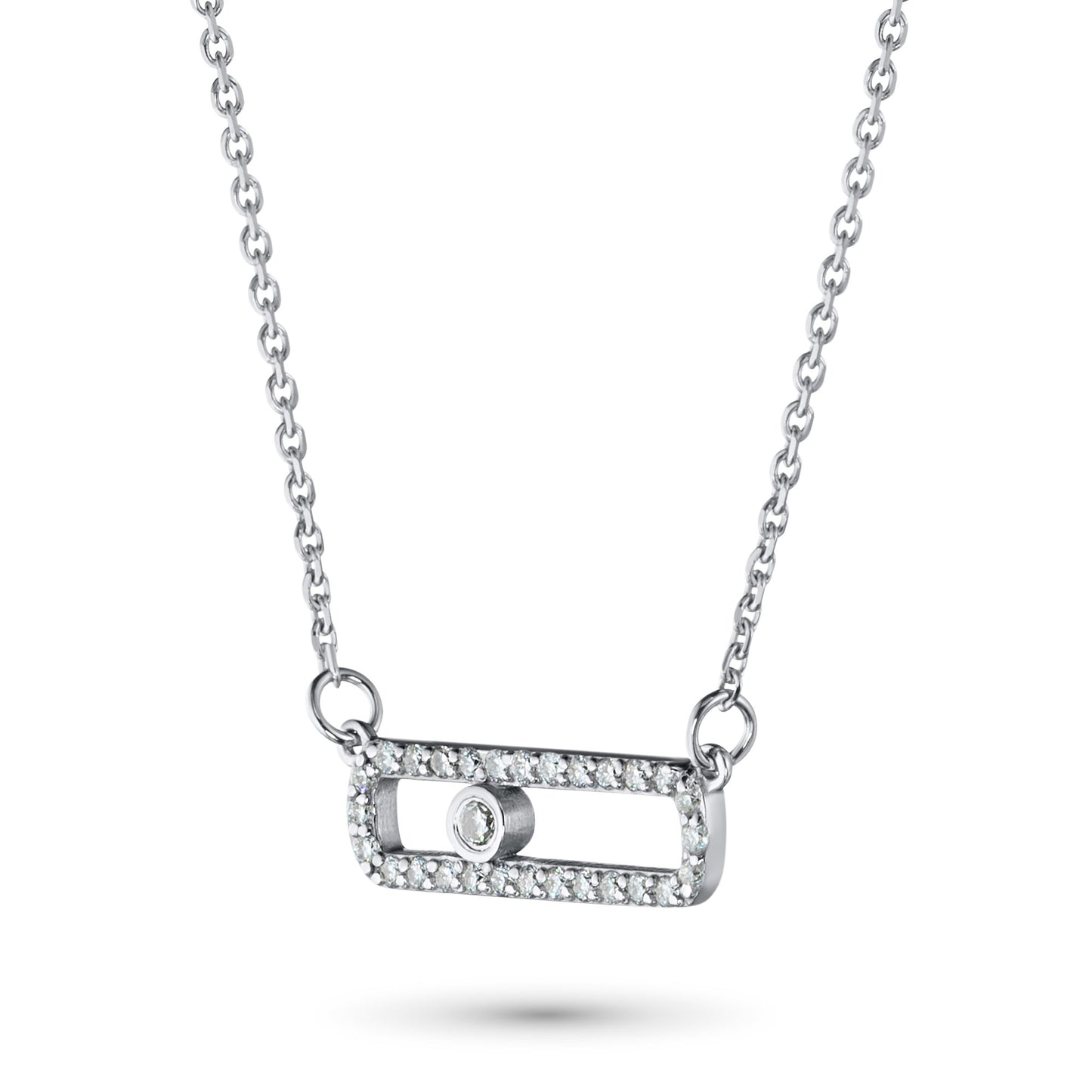 14K Yellow Gold Necklace with Lab-Created Diamonds 3.610 CT.TW