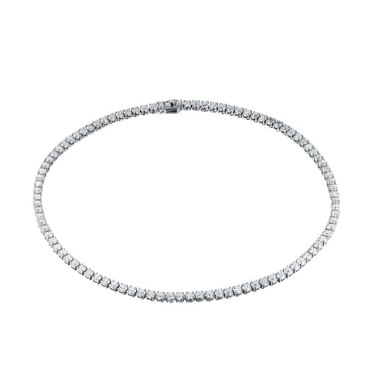 14K White Gold Necklace with Lab-Created Diamonds 901.600 CT.TW
