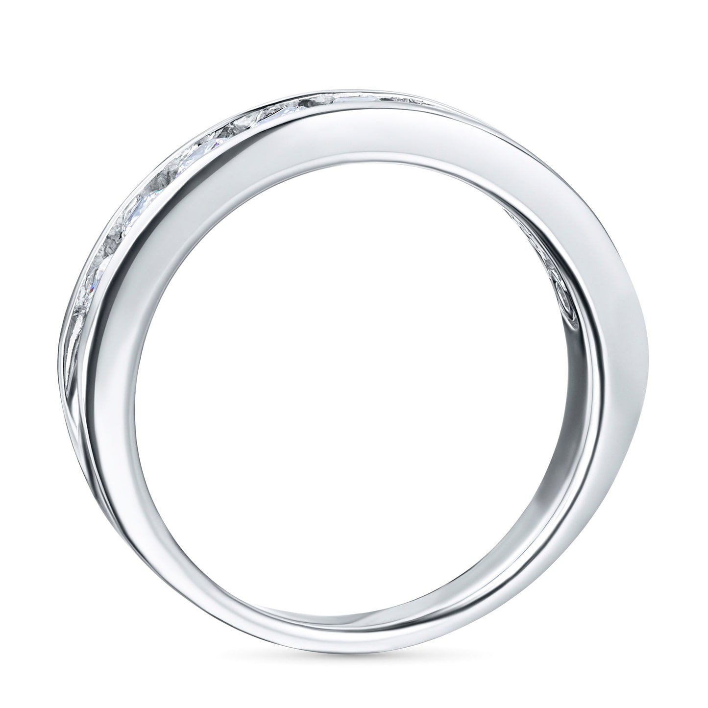 14K White Gold Ring with Natural Diamonds 5.630 CT.TW