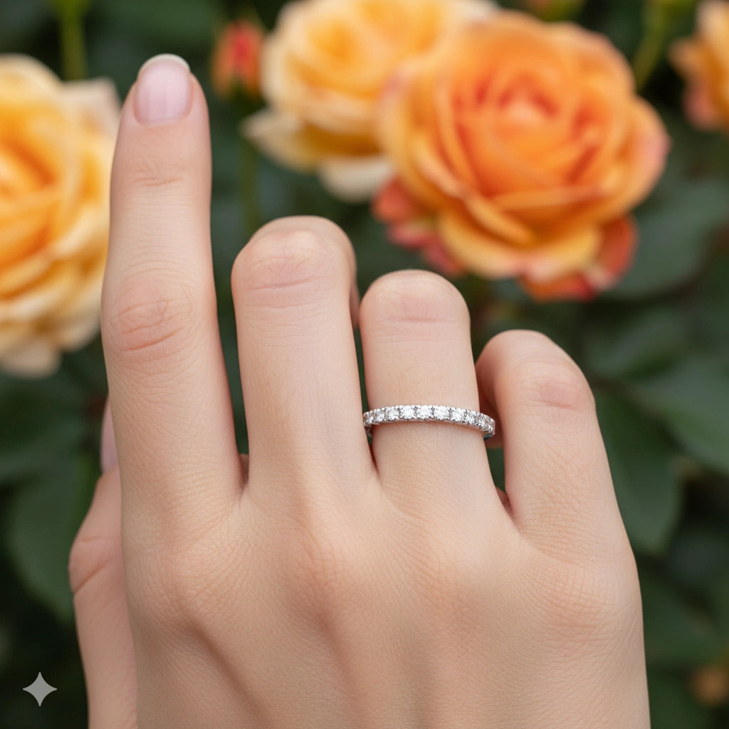 14K White Gold Ring with Lab-Created Diamonds 2.730 CT.TW