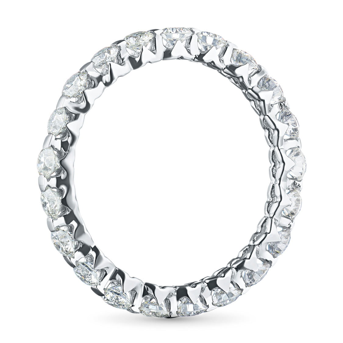 14K White Gold Ring with Natural Diamonds 27.620 CT.TW