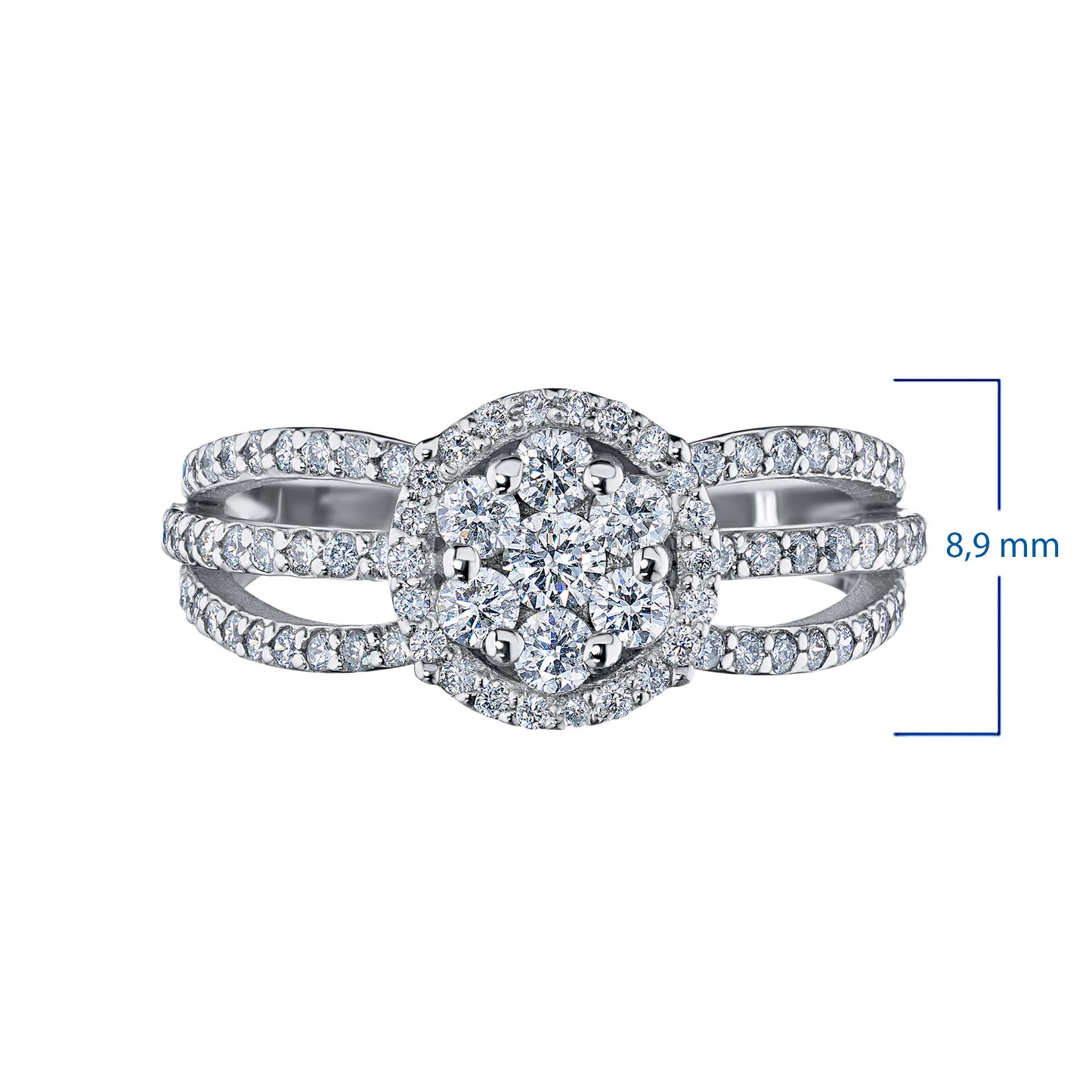 14K Yellow Gold Ring with Natural Diamonds 30.900 CT.TW