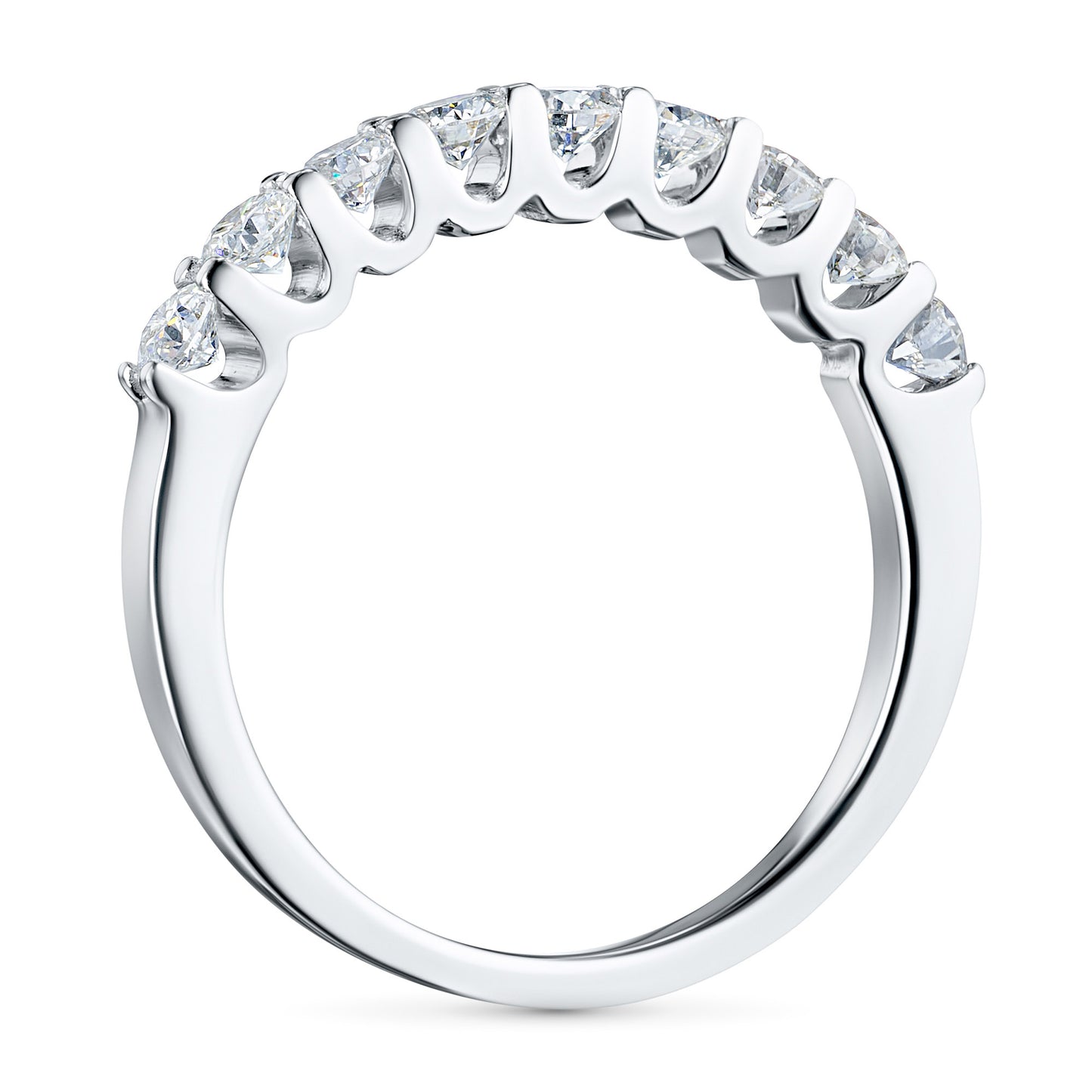 14K White Gold Ring with Lab-Created Diamonds 5.670 CT.TW