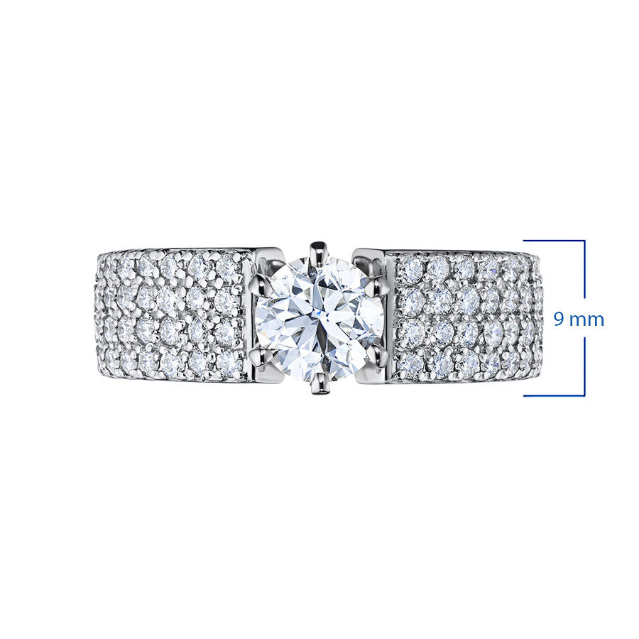 14K Yellow Gold Ring with Lab-Created Diamonds 41.900 CT.TW