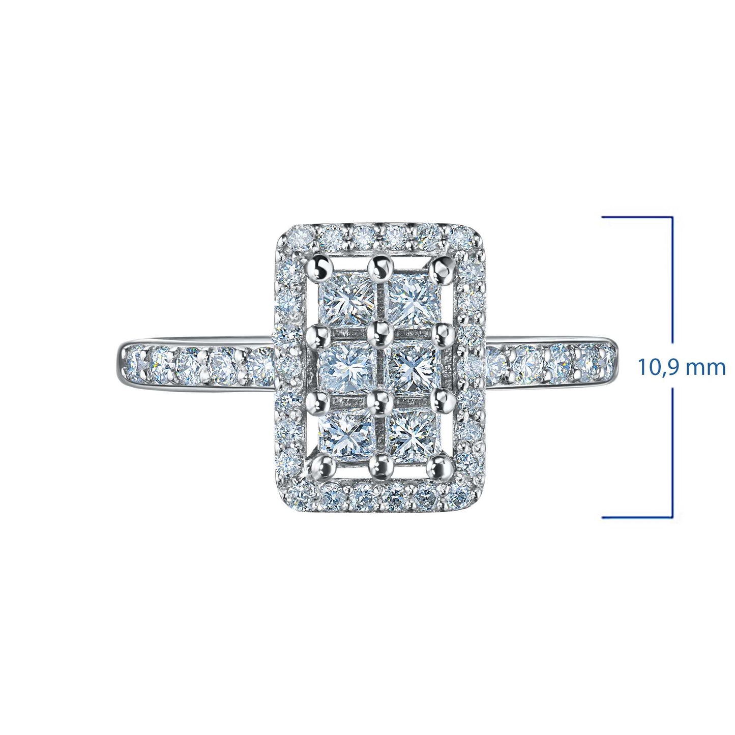 14K Yellow Gold Ring with Natural Diamonds 7.160 CT.TW