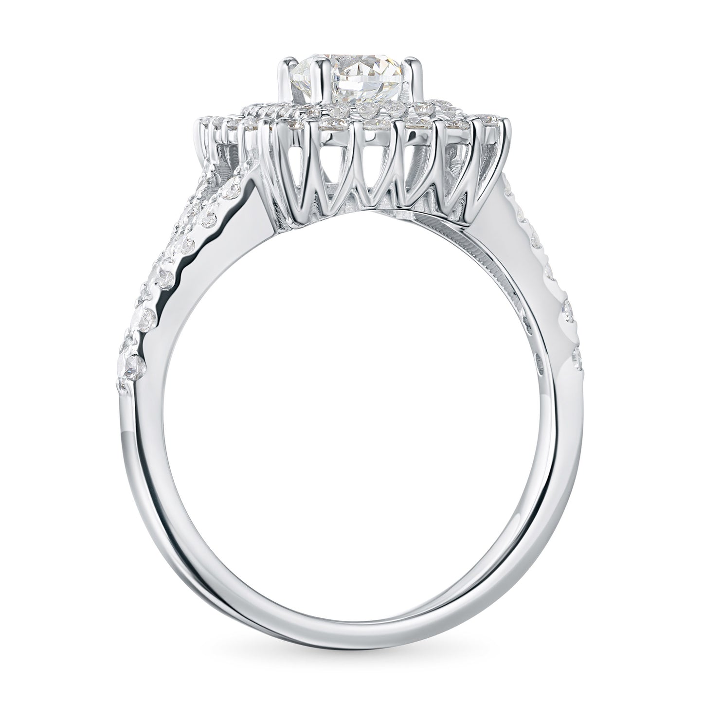 14K Yellow Gold Ring with Natural Diamonds 12.340 CT.TW