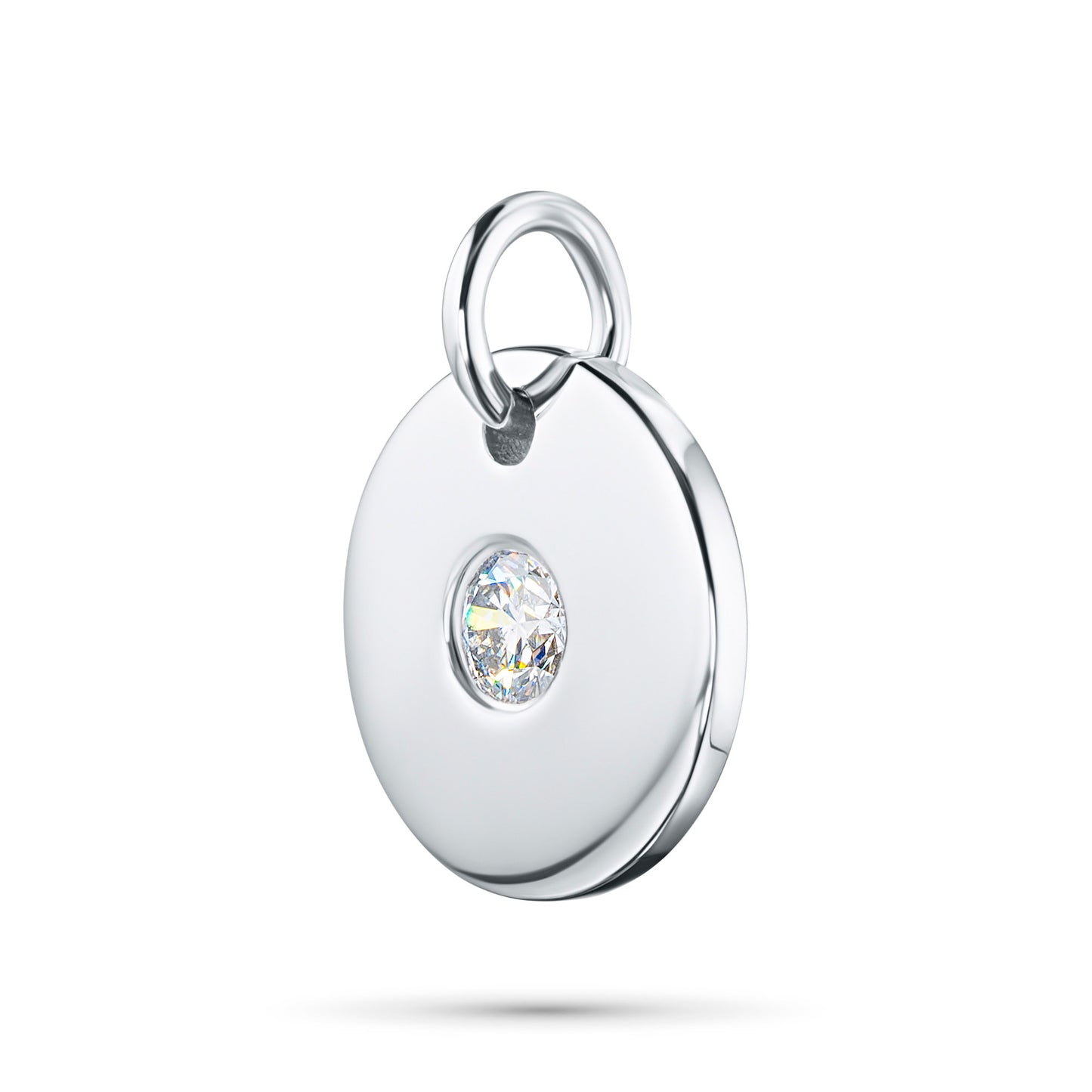 14K Yellow Gold Pendant with Lab-Created Diamonds 0.380 CT.TW