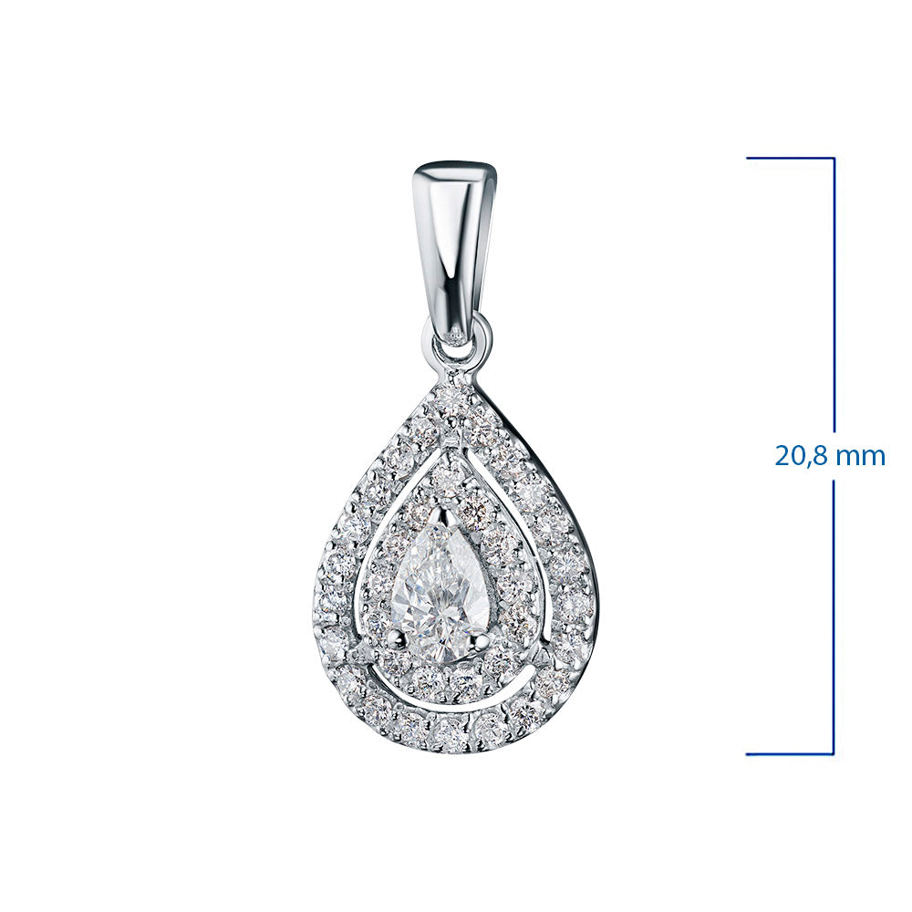 14K Yellow Gold Pendant with Lab-Created Diamonds 11.940 CT.TW