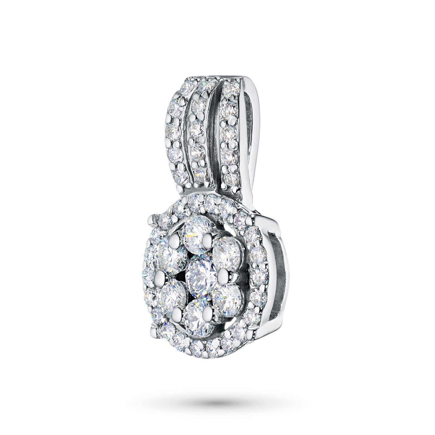 14K Yellow Gold Pendant with Natural Diamonds 5.140 CT.TW