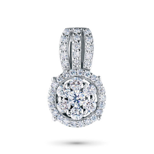14K Yellow Gold Pendant with Natural Diamonds 5.140 CT.TW