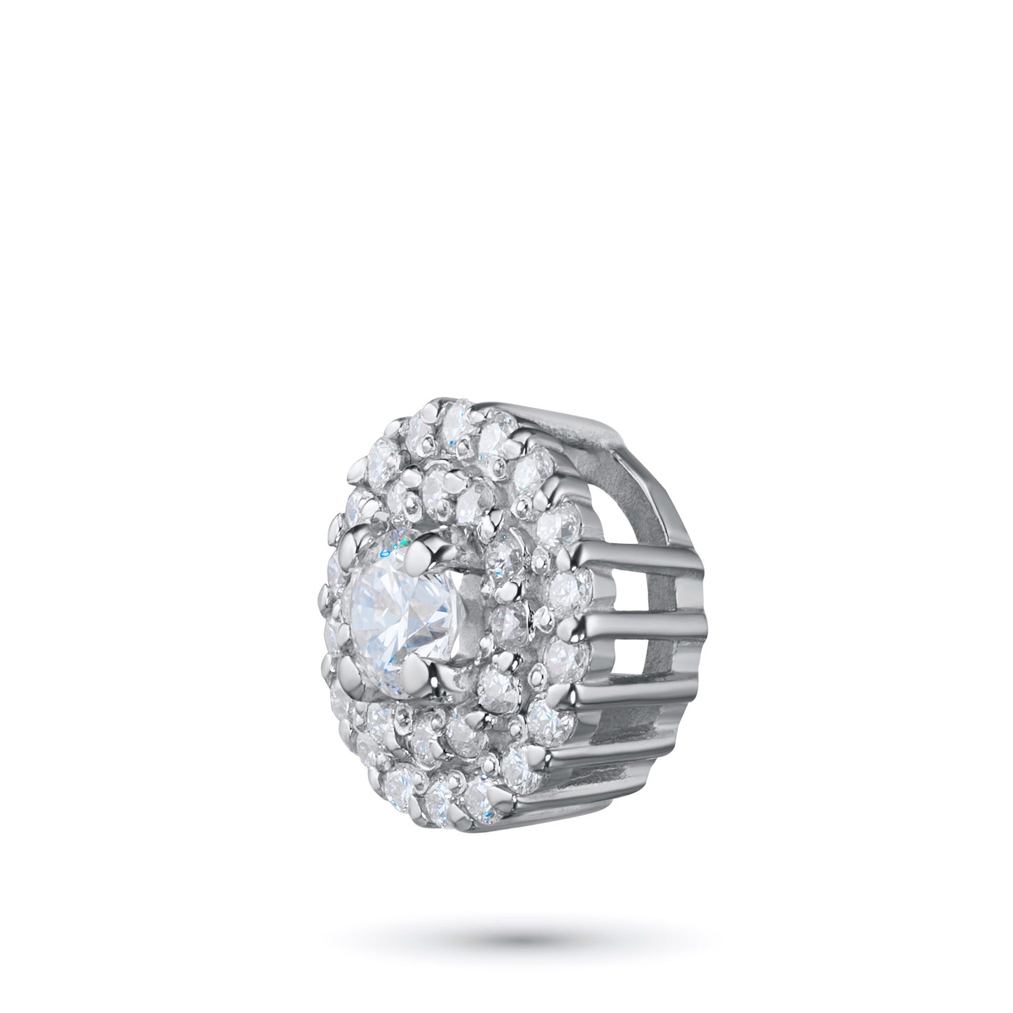 14K White Gold Pendant with Natural Diamonds 5.160 CT.TW