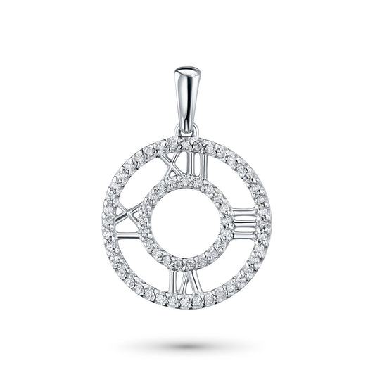 14K Yellow Gold Pendant with Natural Diamonds 11.960 CT.TW