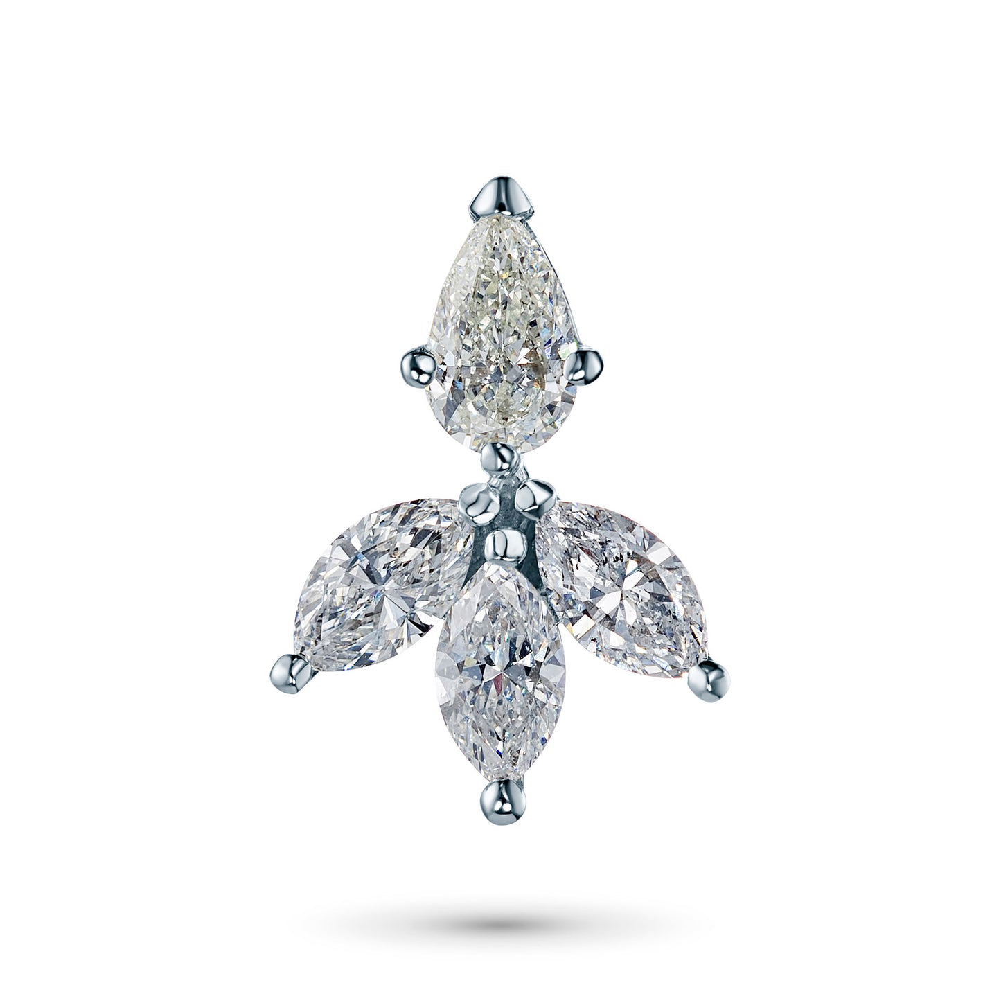 14K Yellow Gold Pendant with Lab-Created Diamonds 5.720 CT.TW